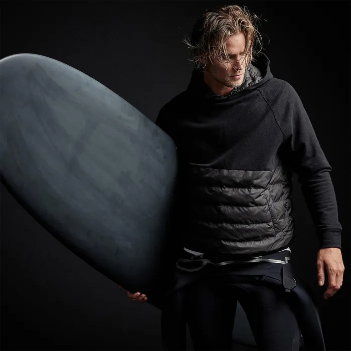 MEN James Perse JACKETSOUTERWEAR Pullover Hooded Jacket Black