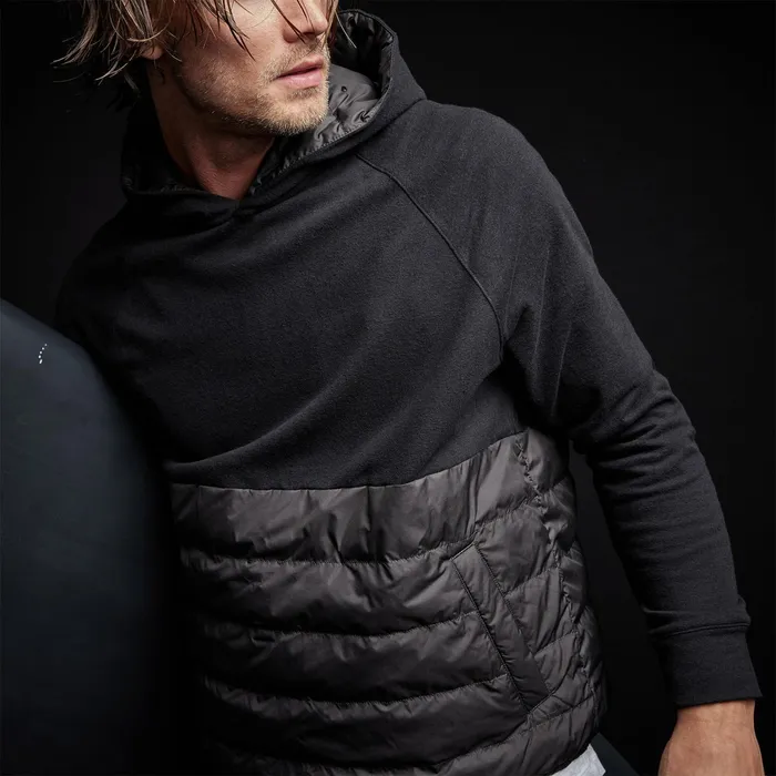 MEN James Perse JACKETSOUTERWEAR Pullover Hooded Jacket Black