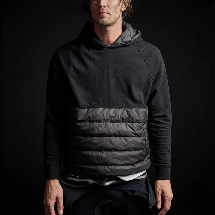 MEN James Perse JACKETSOUTERWEAR Pullover Hooded Jacket Black