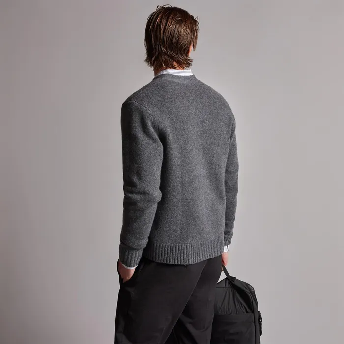 MEN James Perse SWEATERS Recycled Cashmere Cardigan Flannel