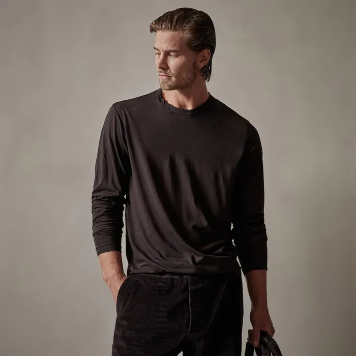 MEN James Perse TSHIRTS Shirttail Hem Crew Kona
