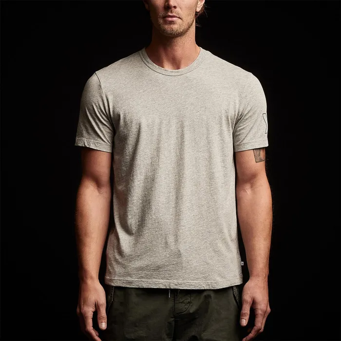 MEN James Perse TSHIRTS YOSEMITE Short Sleeve Crew Neck Heather Grey Rugby