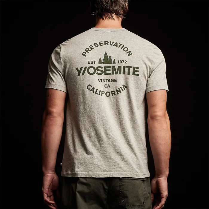 MEN James Perse TSHIRTS YOSEMITE Short Sleeve Crew Neck Heather Grey Rugby