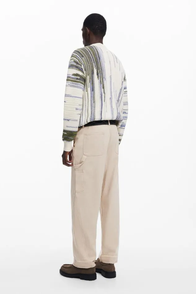 Men Jumpers And Sweatshirts Desigual Arty Print Sweater