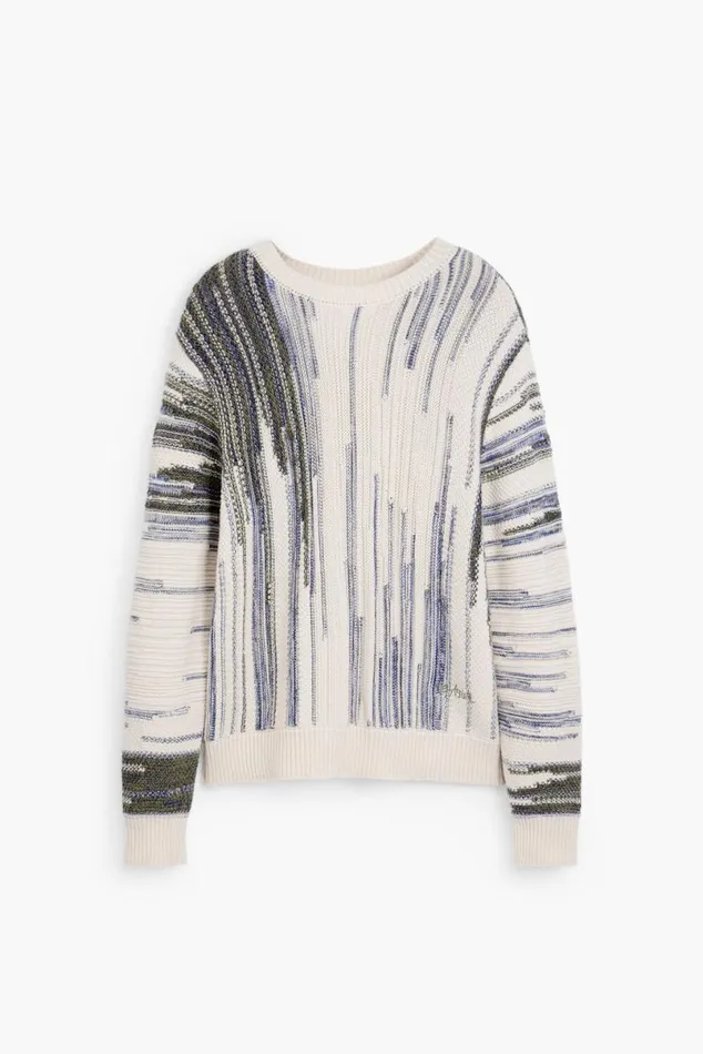 Men Jumpers And Sweatshirts Desigual Arty Print Sweater