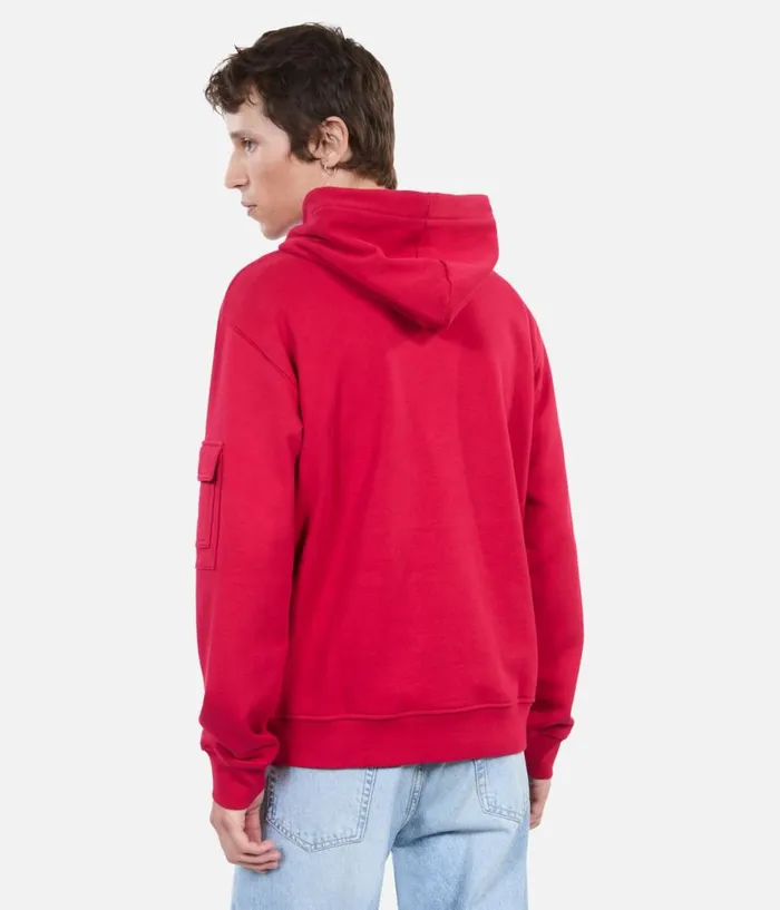 Men Knits and Tees THE KOOPLES Red Hoodie Men Knits and Tees THE KOOPLES Red Hoodie