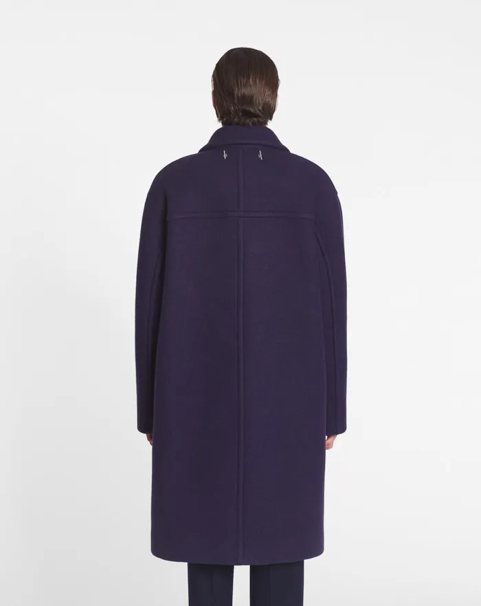 Men Lanvin Coats and Jackets Oversized Doublebreasted Coat Japanese Ink Men Lanvin Coats and Jackets Oversized Doublebreasted Coat Japanese Ink