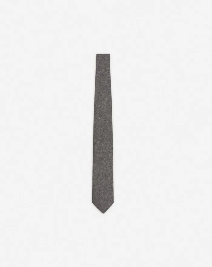 Men Lanvin Scarves Lanvin Tie In Satin Black