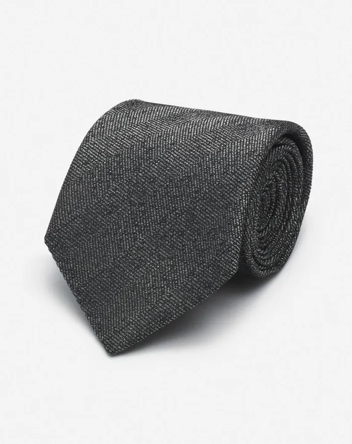 Men Lanvin Scarves Lanvin Tie In Satin Black
