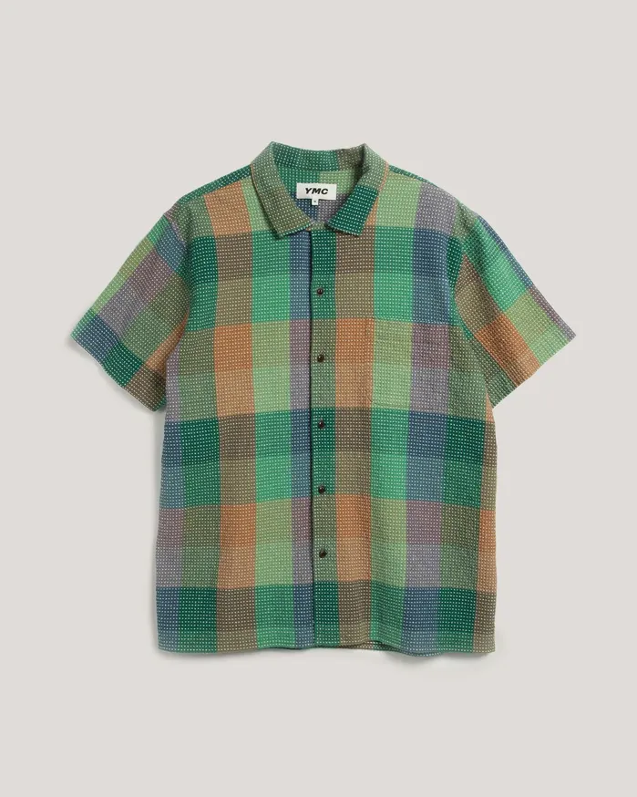 Men Malick Shirt Dark Multi Check YMC Shirts