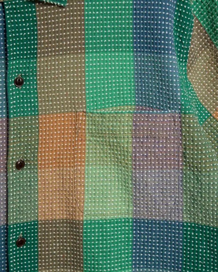 Men Malick Shirt Dark Multi Check YMC Shirts