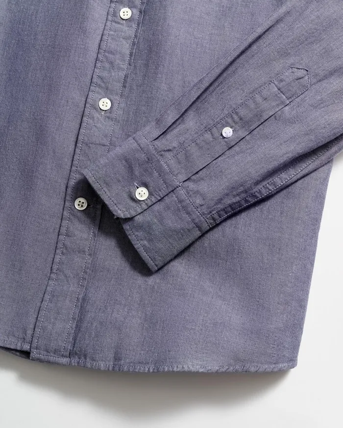 Men Msl 1Pocket Shirt Blue Billy Reid Shirting