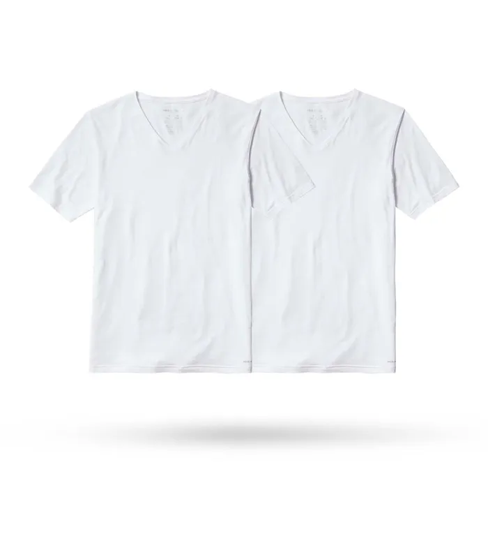 Men Ready For Everything Supersoft V Neck Undershirt White Shirt 2 Pack Pair Of Thieves VNecks Men Ready For Everything Supersoft V Neck Undershirt White Shirt 2 Pack Pair Of Thieves VNecks