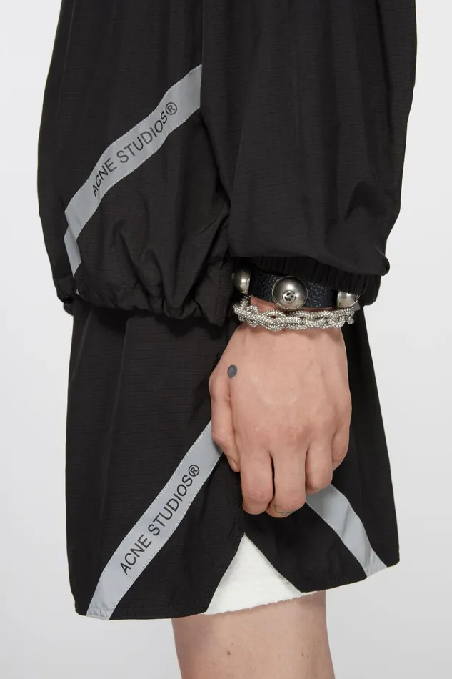 Men Ripstop Jacket Black Acne Studios Outerwear