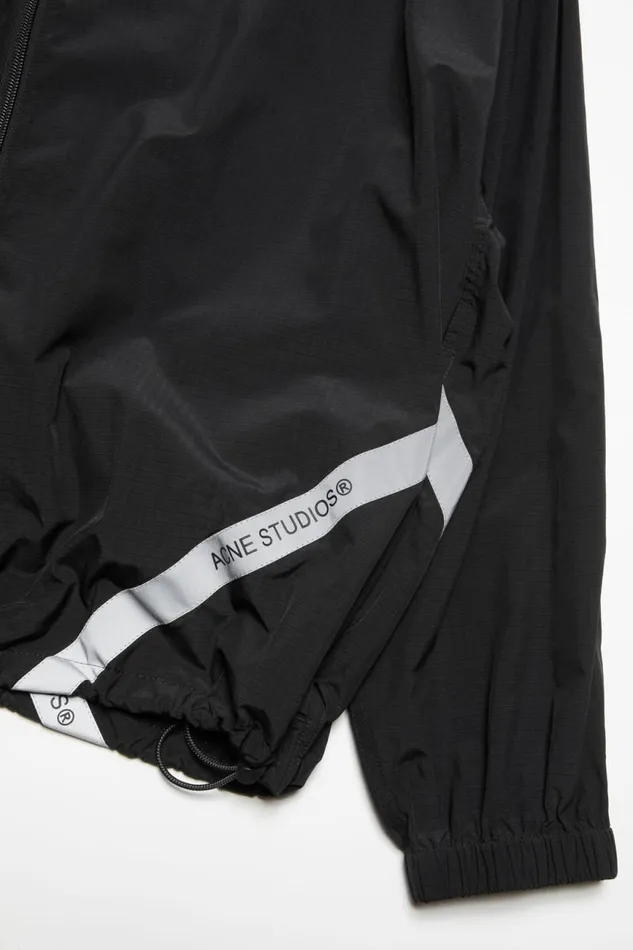 Men Ripstop Jacket Black Acne Studios Outerwear