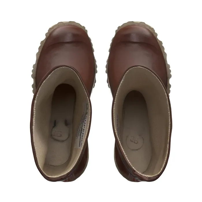 Men Rubber Boots Unisex 7077TRONCHETTO PADUS High Cut BROWN Superga Gumboots