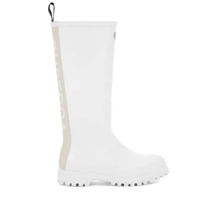 Men Rubber Boots Unisex 799 RUBBER BOOTS LETTERING High Cut WHITE Superga Gumboots
