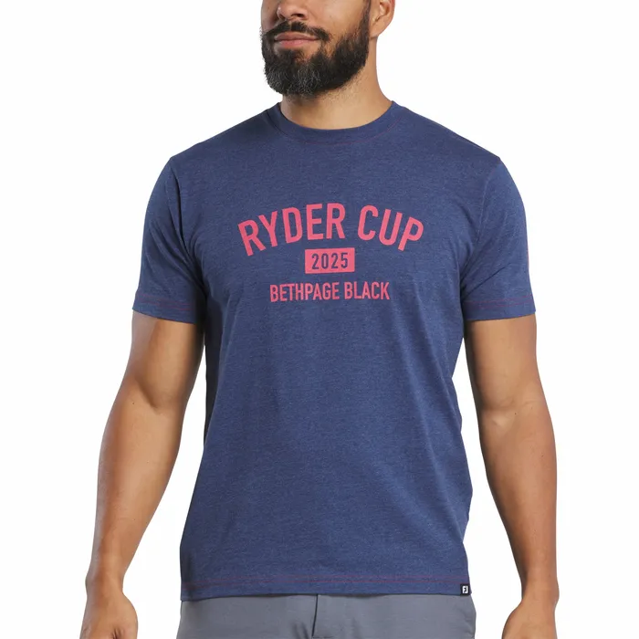 Men Ryder Cup Text Tee Shirts FootJoy