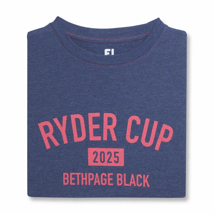 Men Ryder Cup Text Tee Shirts FootJoy