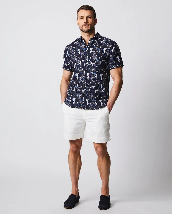 Men SS Tuscumbia Shirt Bd Dark Oyster Billy Reid Shirting