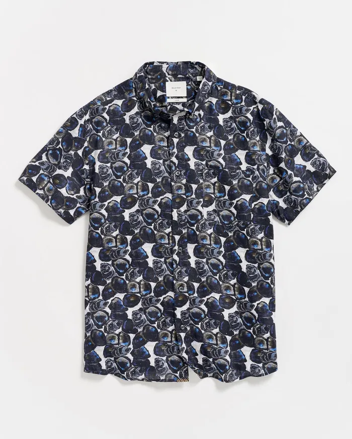 Men SS Tuscumbia Shirt Bd Dark Oyster Billy Reid Shirting