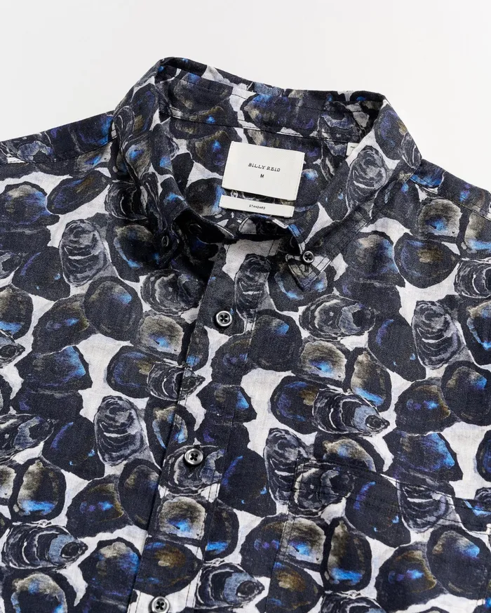 Men SS Tuscumbia Shirt Bd Dark Oyster Billy Reid Shirting