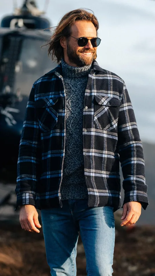 Men Shirts NZA New Zealand Auckland Dark Blue Quilted Shirt 8211 Winter Navy Men Shirts NZA New Zealand Auckland Dark Blue Quilted Shirt 8211 Winter Navy