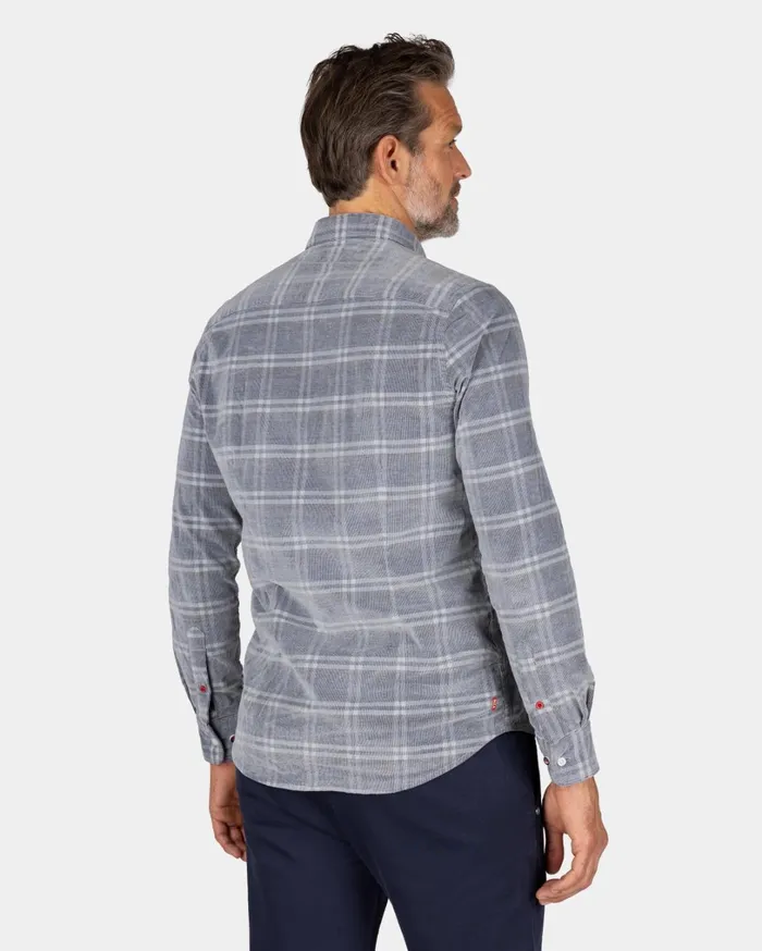 Men Shirts NZA New Zealand Auckland Light Gray Checkered Corduroy Shirt 8211 Winter Navy Men Shirts NZA New Zealand Auckland Light Gray Checkered Corduroy Shirt 8211 Winter Navy