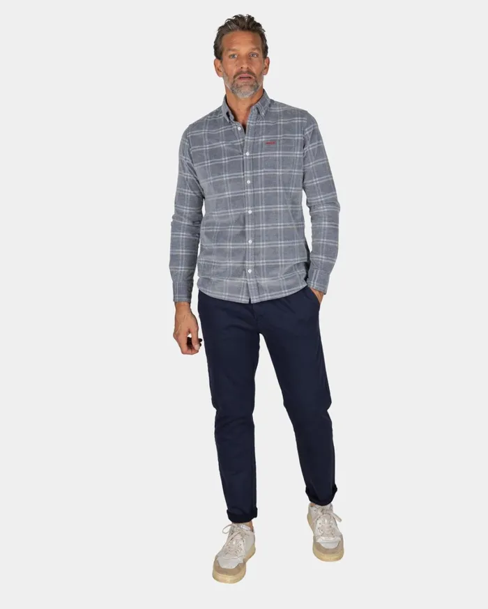 Men Shirts NZA New Zealand Auckland Light Gray Checkered Corduroy Shirt 8211 Winter Navy Men Shirts NZA New Zealand Auckland Light Gray Checkered Corduroy Shirt 8211 Winter Navy