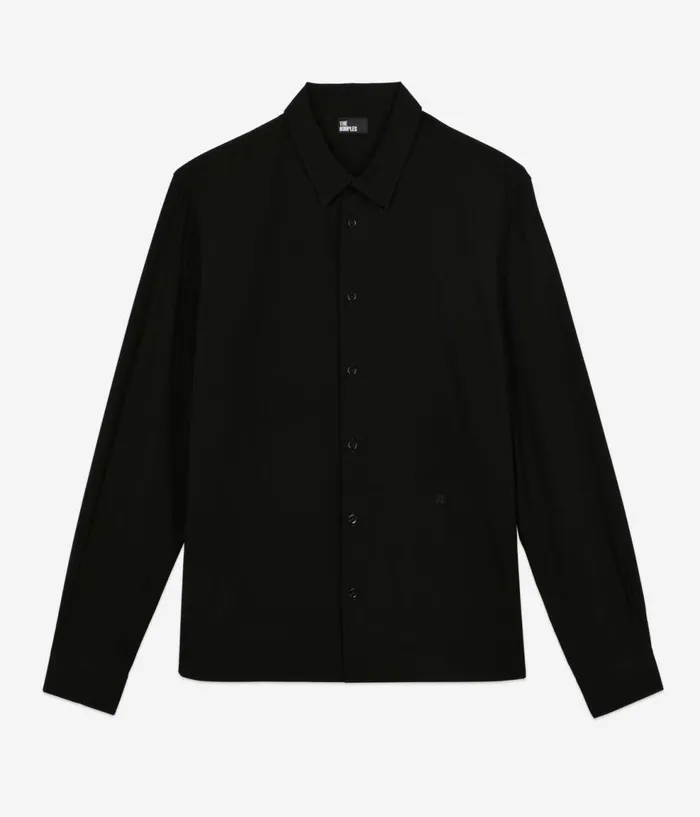 Men Shirts THE KOOPLES Black Shirt Men Shirts THE KOOPLES Black Shirt