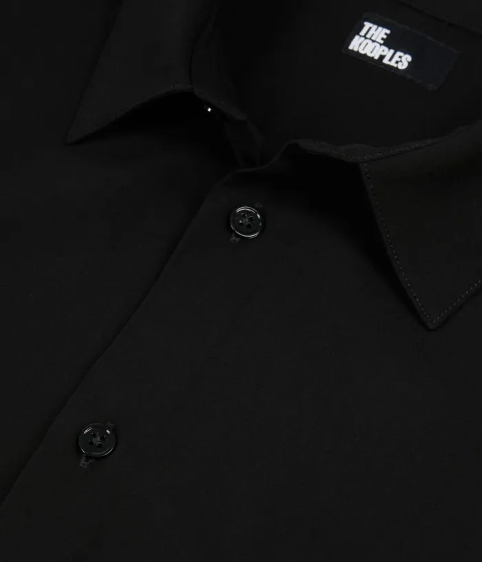 Men Shirts THE KOOPLES Black Shirt Men Shirts THE KOOPLES Black Shirt