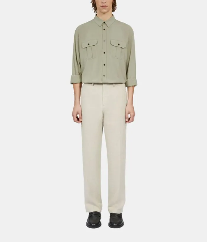 Men Shirts THE KOOPLES Light Green Shirt