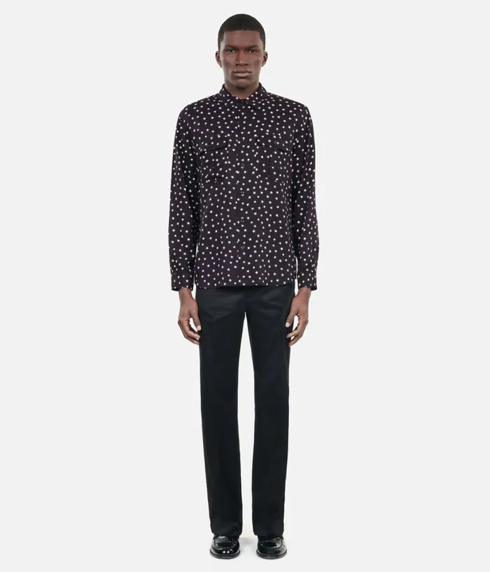 Men Shirts THE KOOPLES Star Printed Shirt Men Shirts THE KOOPLES Star Printed Shirt