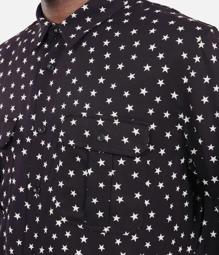 Men Shirts THE KOOPLES Star Printed Shirt Men Shirts THE KOOPLES Star Printed Shirt