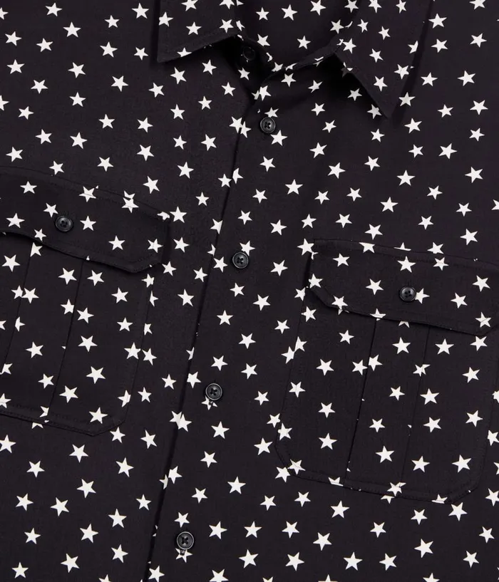 Men Shirts THE KOOPLES Star Printed Shirt Men Shirts THE KOOPLES Star Printed Shirt