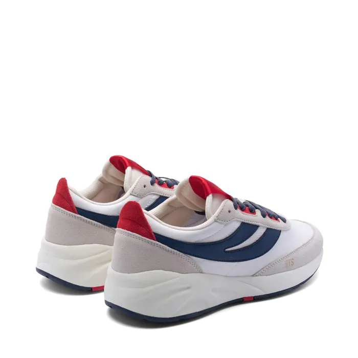 Men Sneakers Unisex 4089 TRAINING 9TS SLIM Low Cut WHITE AVORIONAVYRED Superga Low Cut
