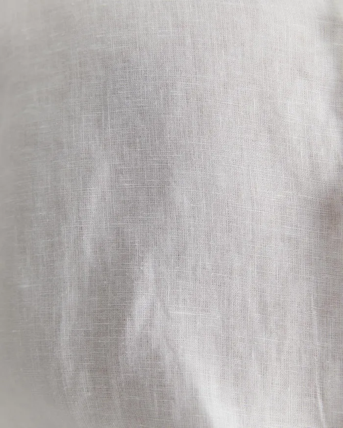 Men Sportscraft Shirts Long Sleeve Linen Shirt White