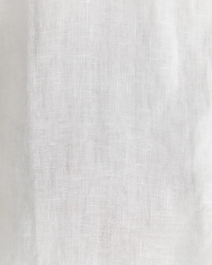Men Sportscraft Shirts Short Sleeve Linen Shirt White