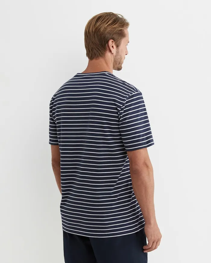 Men Sportscraft TShirts and Polos Supersoft Tee Navywhite