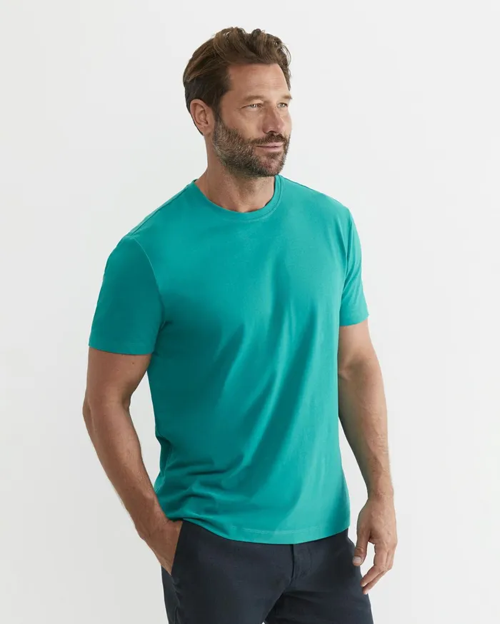 Men Sportscraft TShirts and Polos Supersoft Tee Seagreen