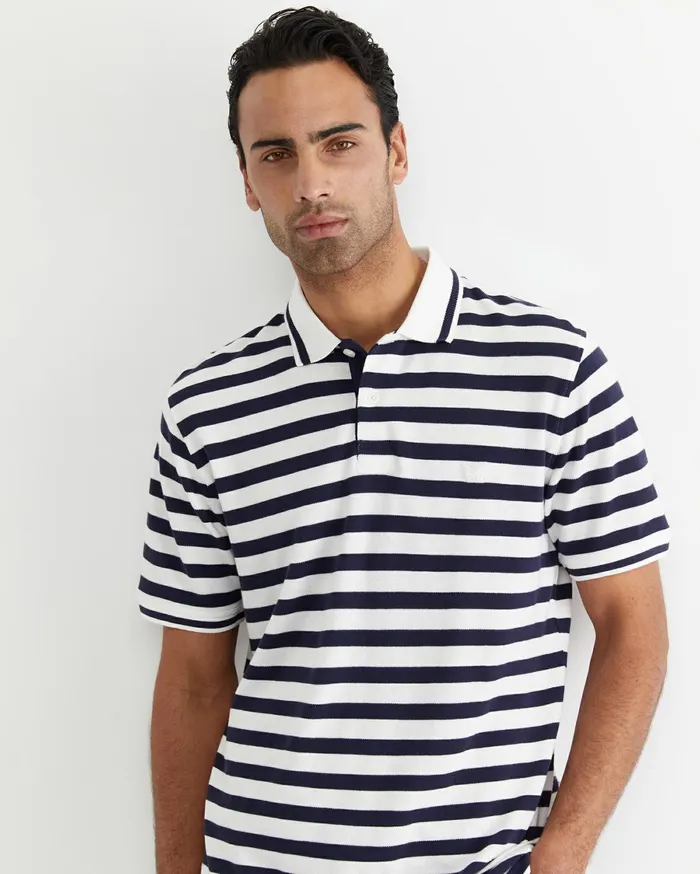 Men Sportscraft TShirts and Polos Thorn Polo White Multi