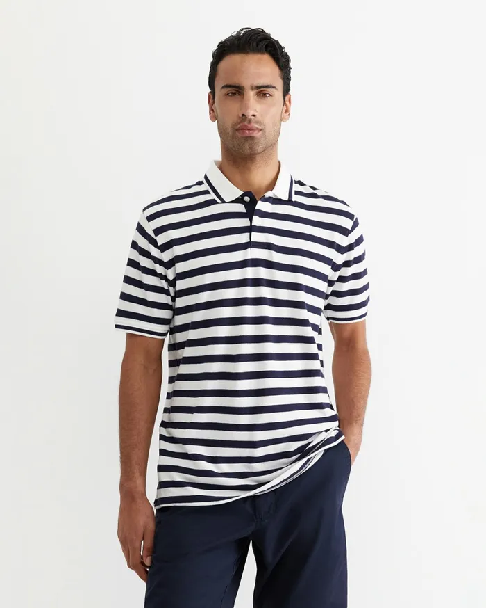 Men Sportscraft TShirts and Polos Thorn Polo White Multi