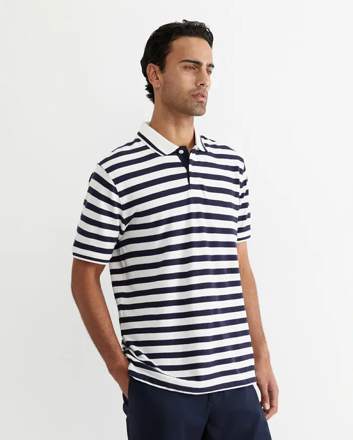 Men Sportscraft TShirts and Polos Thorn Polo White Multi