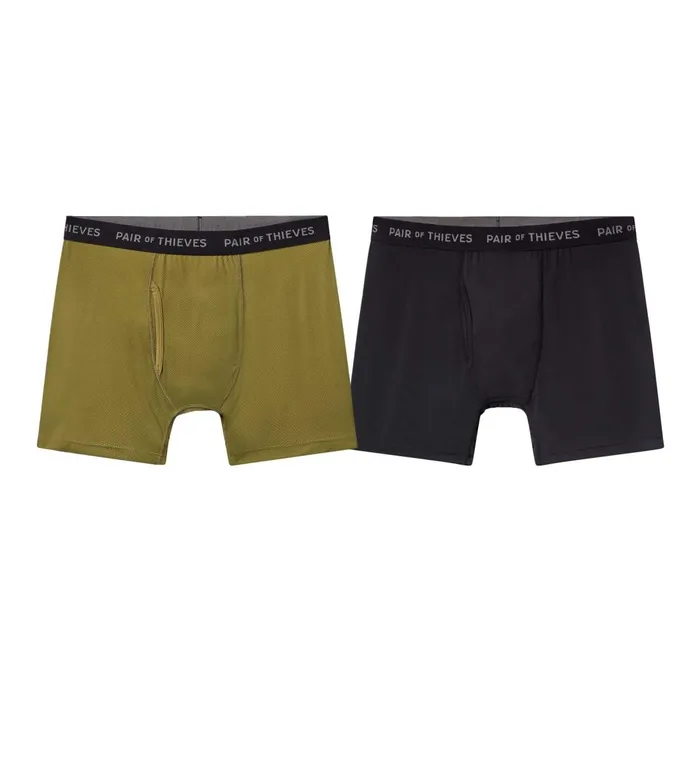 Men Superfit Boxer Briefs Seaweed Black Grey Underwear 2 Pack Pair Of Thieves Boxer Briefs Men Superfit Boxer Briefs Seaweed Black Grey Underwear 2 Pack Pair Of Thieves Boxer Briefs