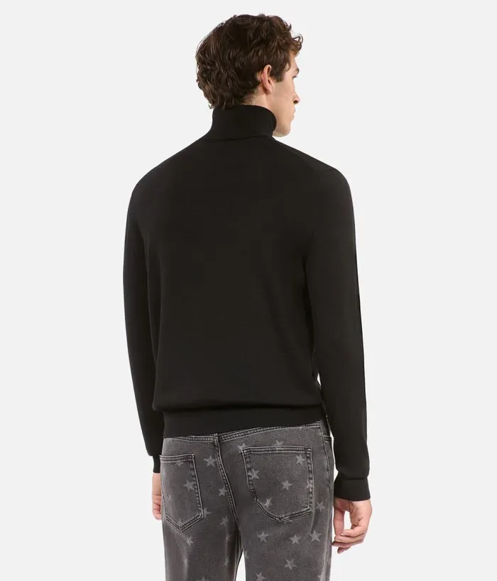Men Sweaters THE KOOPLES Black Wool Sweater Men Sweaters THE KOOPLES Black Wool Sweater
