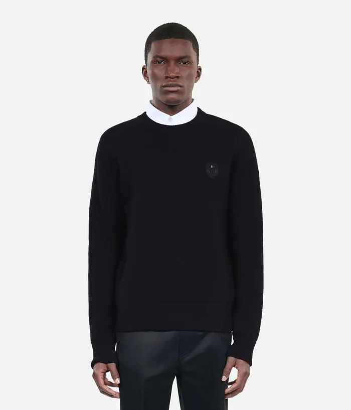 Men Sweaters THE KOOPLES Black Wool Sweater Men Sweaters THE KOOPLES Black Wool Sweater