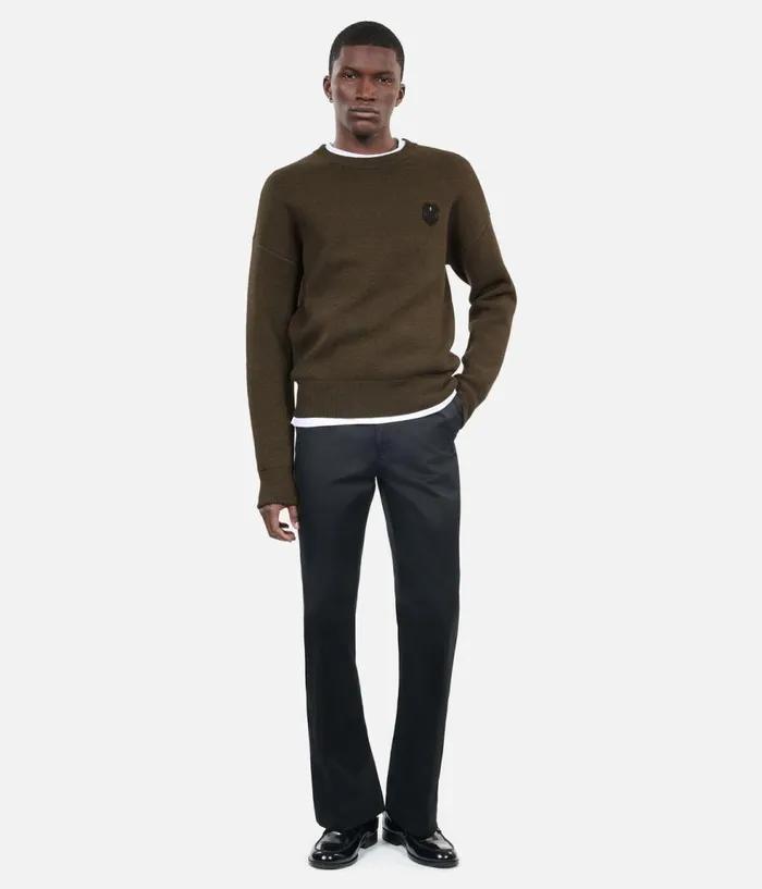 Men Sweaters THE KOOPLES Khaki Wool Sweater