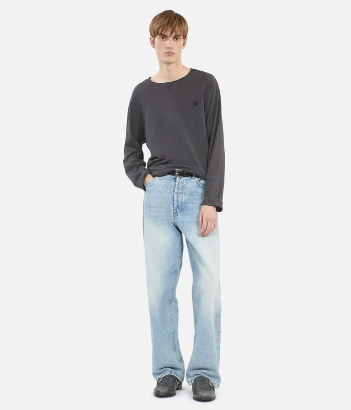Men Tshirts THE KOOPLES Grey Longsleeved Tshirt