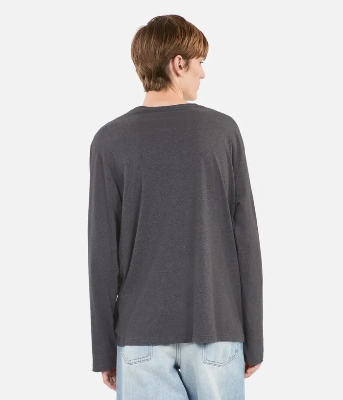 Men Tshirts THE KOOPLES Grey Longsleeved Tshirt Men Tshirts THE KOOPLES Grey Longsleeved Tshirt