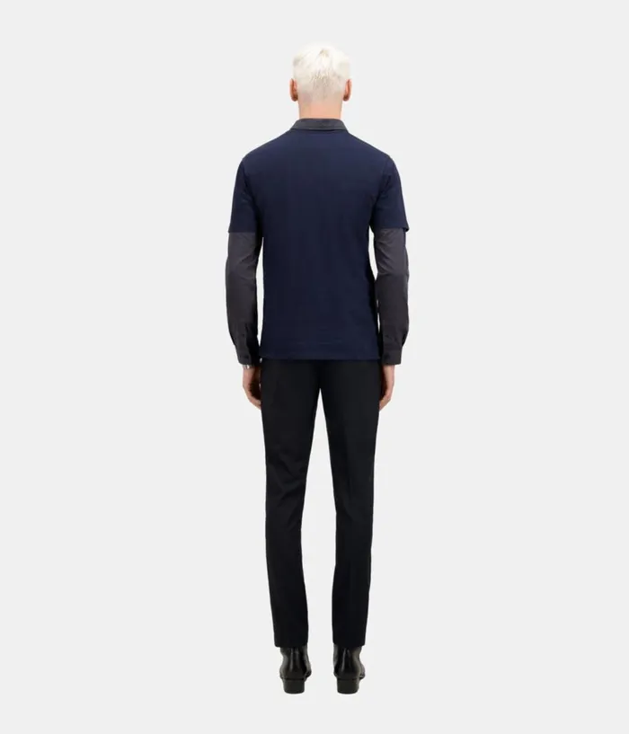 Men Tshirts THE KOOPLES Navy Blue Tshirt With Sneaky Snake Serigraphy Men Tshirts THE KOOPLES Navy Blue Tshirt With Sneaky Snake Serigraphy